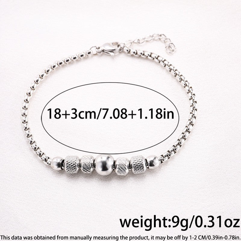 Wholesale Simple Love Titanium Steel Versatile Bracelet